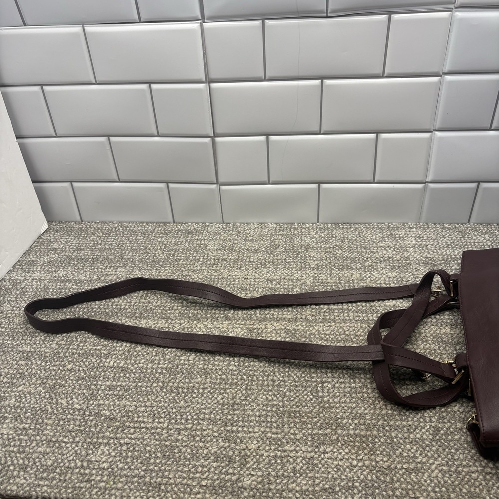 Etienne Aigner Brown Leather Handbags Hand Or Shoulder Straps Pockets VTG - Picture 4 of 15